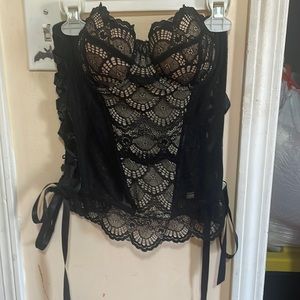 Lacy corset